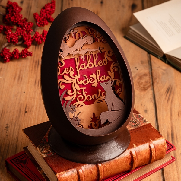 chocolat de paques les fables de la fontaine idée cadeau amis enfant famille parents laurent le daniel MOF meilleur ouvrier de France Rennes bretagne patissier chocolatier patisserie rennais 